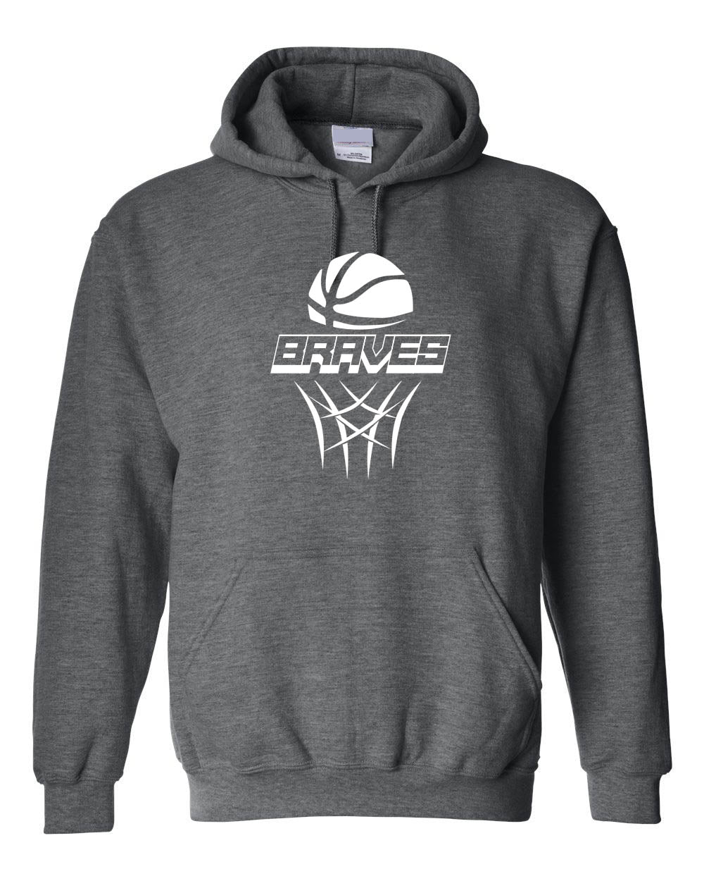 Braves Basketball Hooded Sweatshirt Design 1