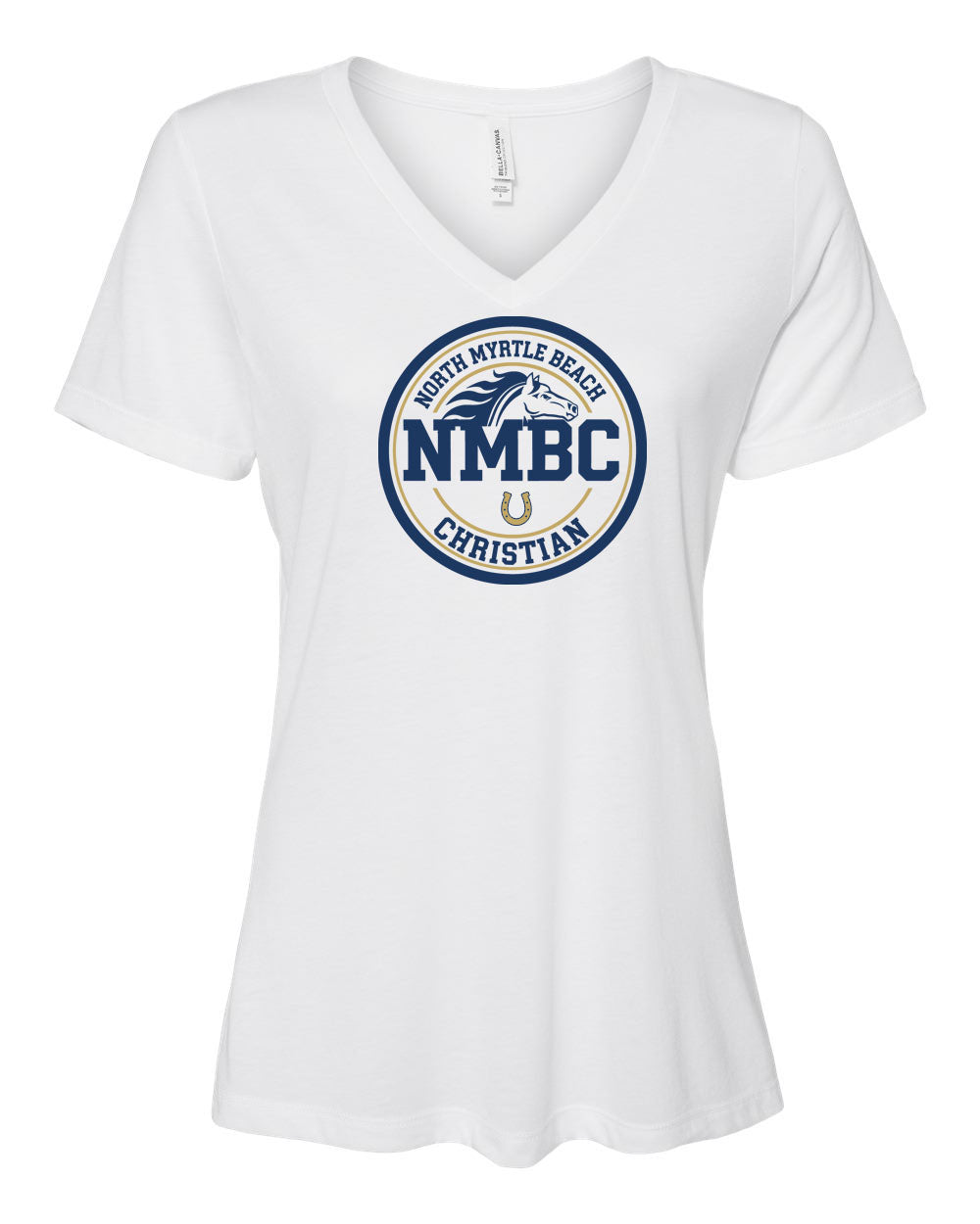 NMB Christian Spiritwear V-neck T-Shirt Design 3