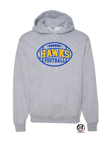 Hawks Football Hooded Sweatshirt Design 1