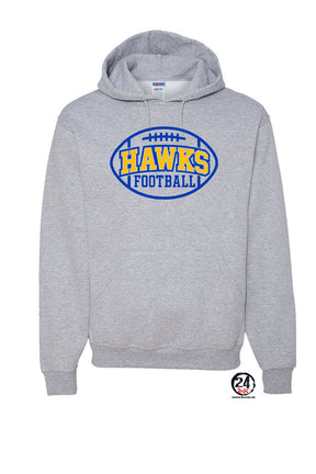 Hawks Football Hooded Sweatshirt Design 1