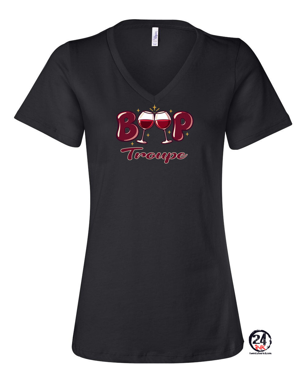 Boop V-neck T-shirt Design 1