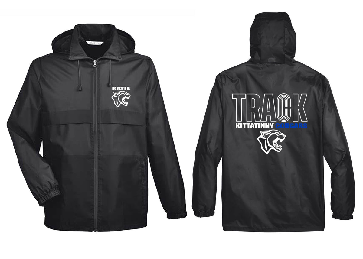Kittatinny Track design 1 Zip up lightweight rain jacket