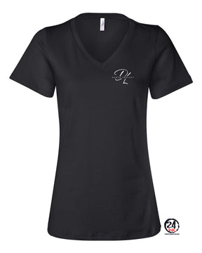 DL Dance Project V-neck T-shirt Design 3