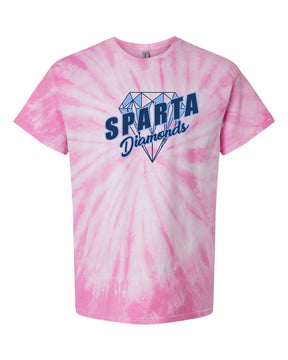 Sparta Diamonds Design 2 Tie Dye t-shirt