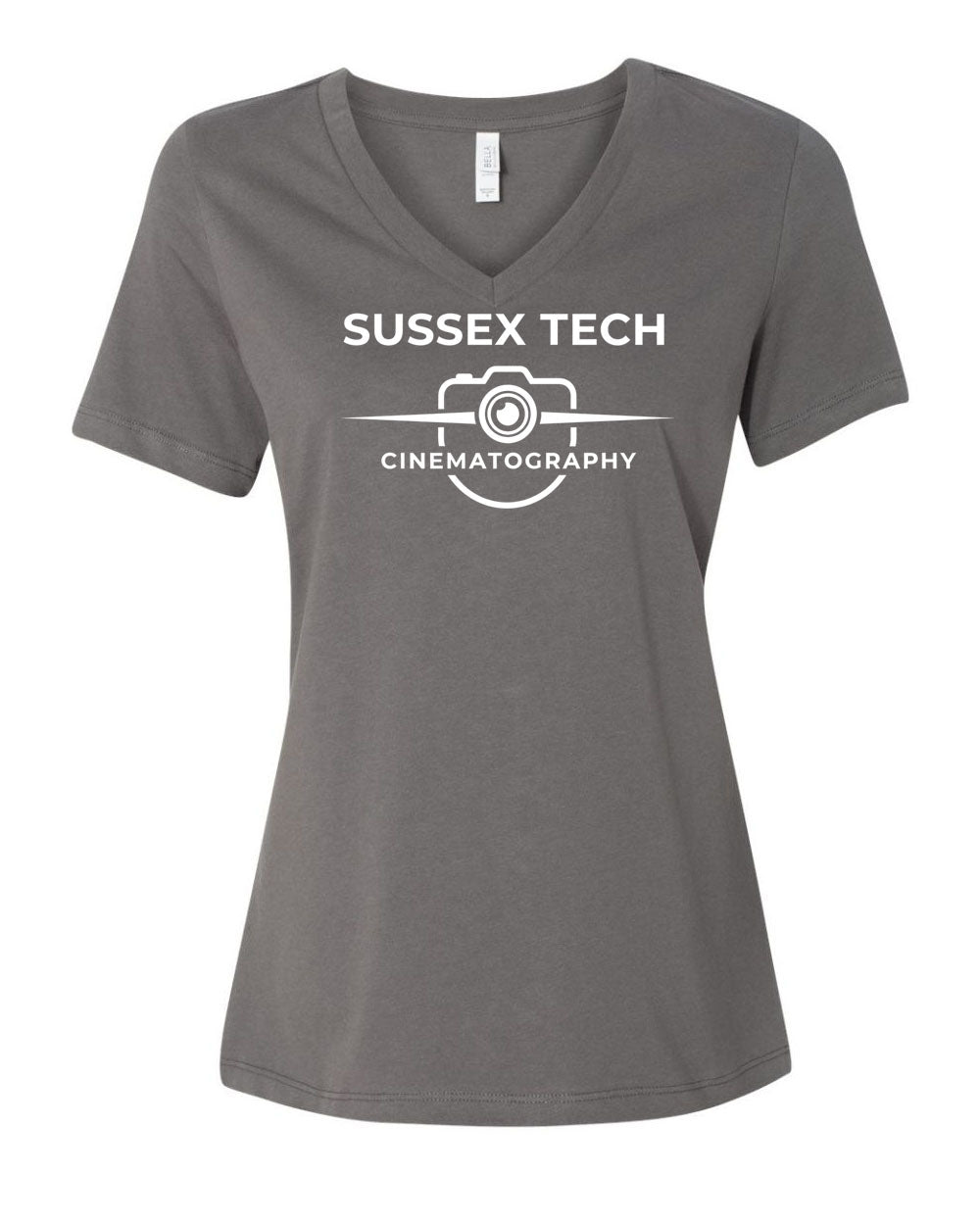 Sussex Tech Film Design 3 V-neck T-shirt