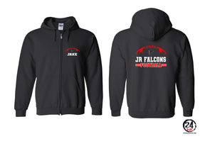 Falcons Football Zip up Sweatshirt Design 3