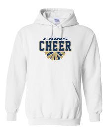 Lions Cheer Hooded Sweatshirt Design 1