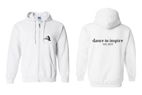 NJ Dance design 20 Zip up Sweatshirt