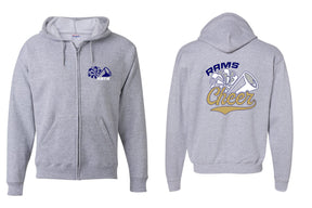 Sussex Middle School Cheer Design 1 Zip up Sweatshirt