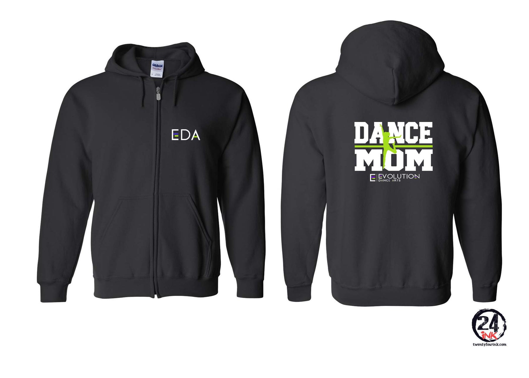 Evolution Dance design 6 Zip up Sweatshirt