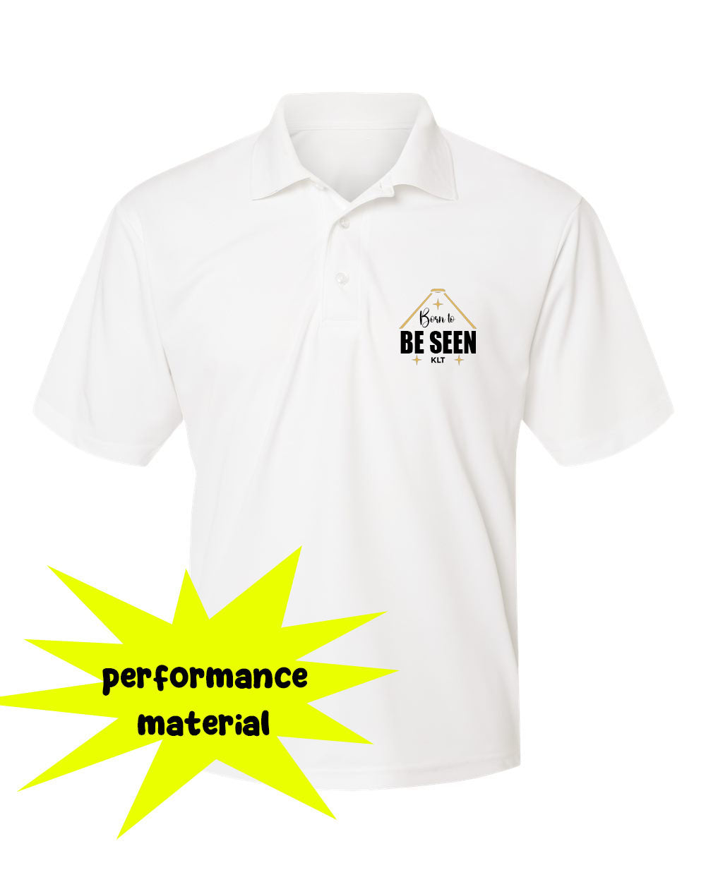 KLT Performance Material Polo T-Shirt Design 4