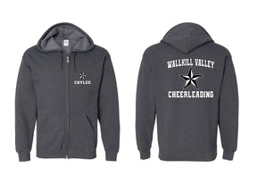 Wallkill Cheer Design 6 Zip up Sweatshirt