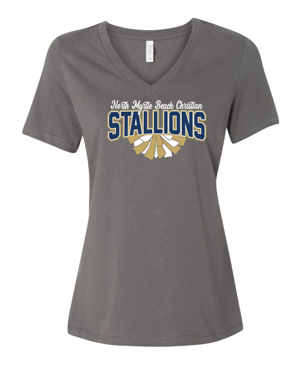 NMB Christian Cheer V-neck T-Shirt Design 1