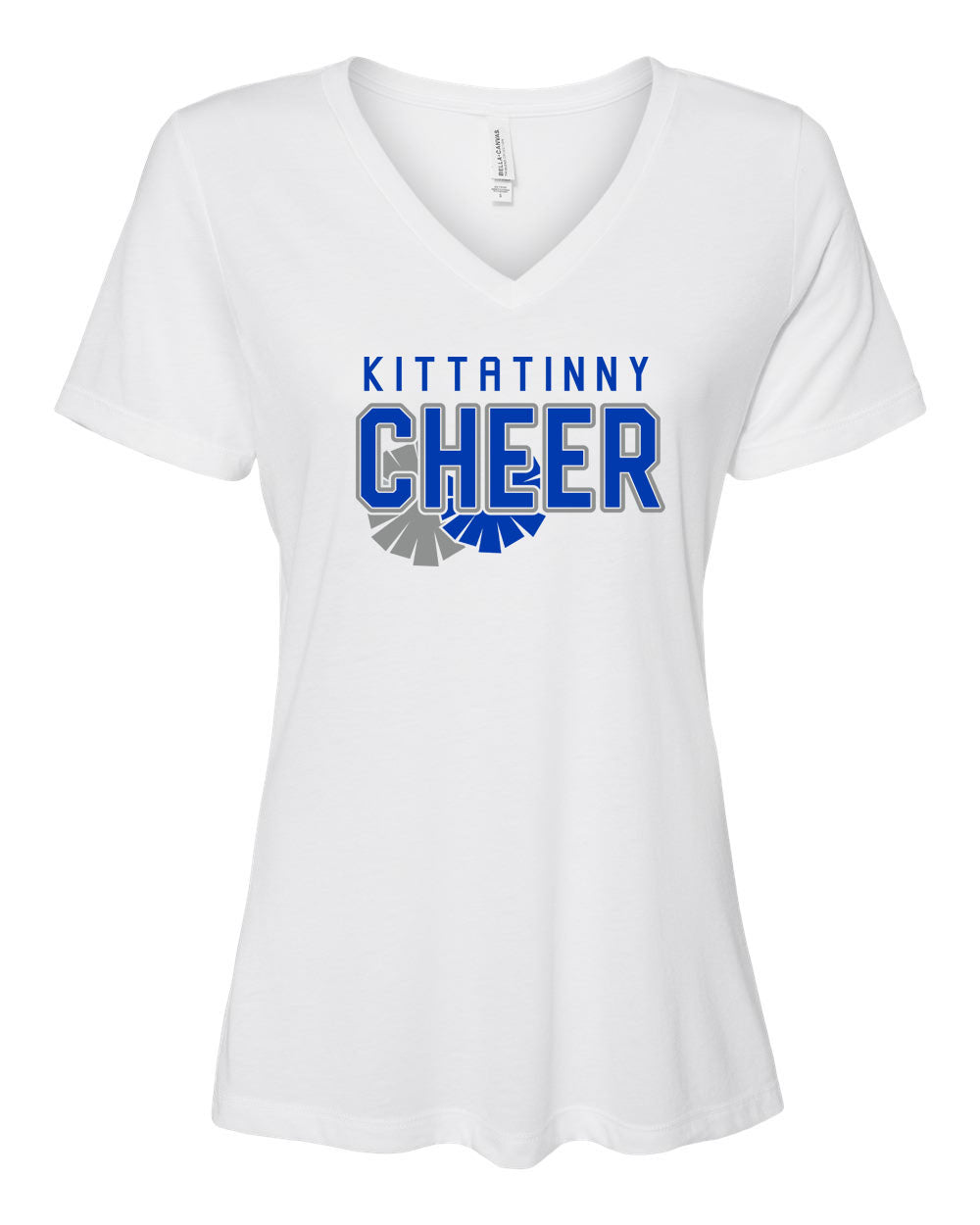Kittatinny Cheer Design 4 V-neck T-Shirt