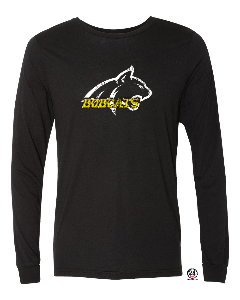Bobcats spiritwear Long Sleeve Shirt Design 1