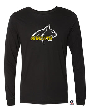 Bobcats spiritwear Long Sleeve Shirt Design 1