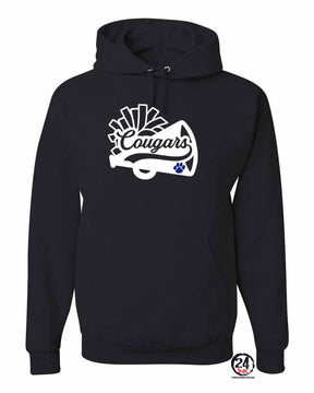 Cougars Cheer Hooded Sweatshirt Design 1