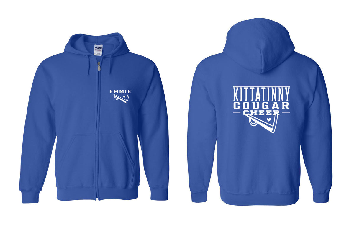 Kittatinny Cheer design 11 Zip up Sweatshirt