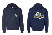 Sussex Tech Welding design 7 Zip up Sweatshirt