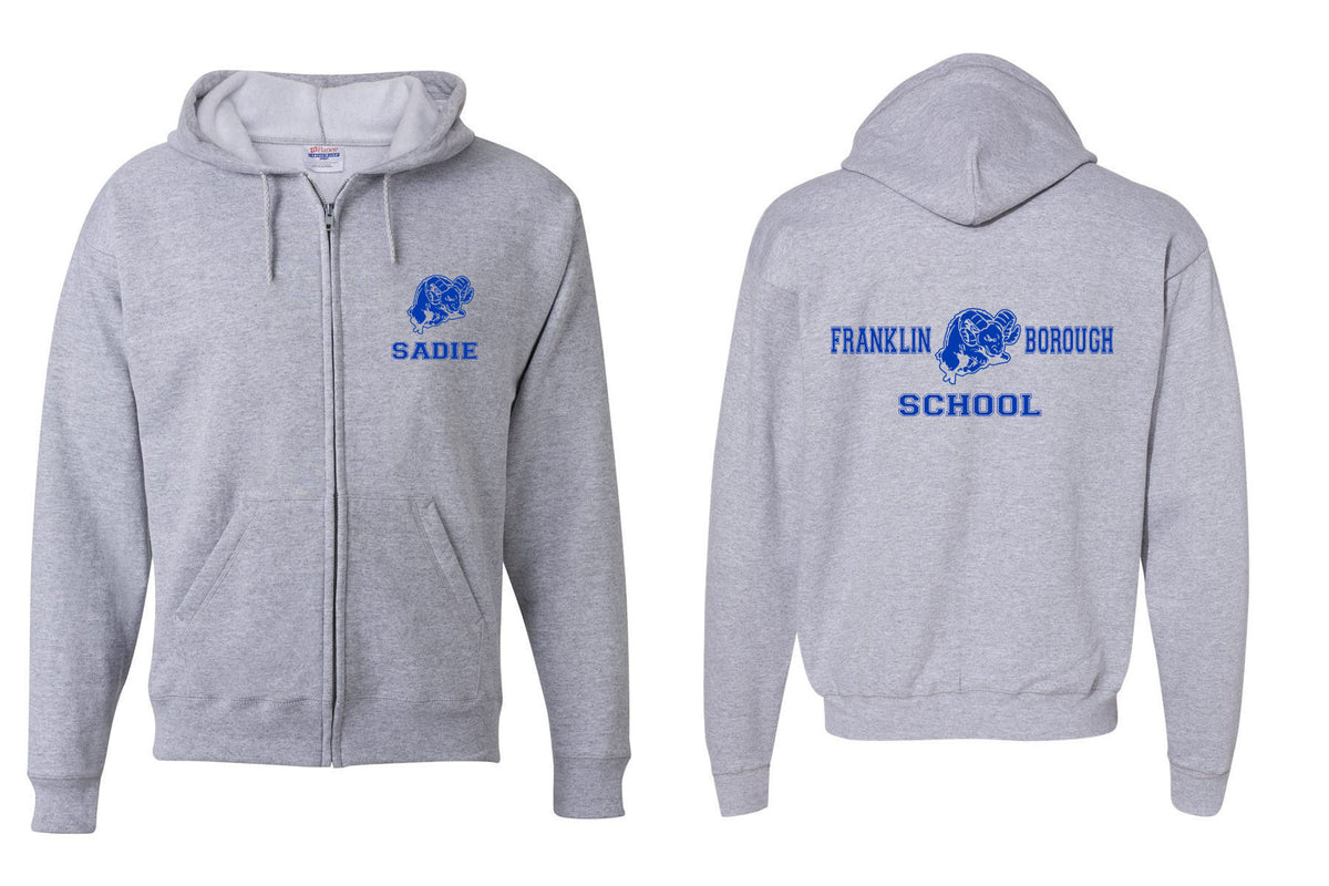 Franklin School design 3 Zip up Sweatshirt