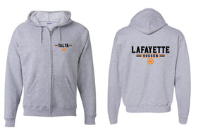 Lafayette Soccer design 3 Zip up Sweatshirt