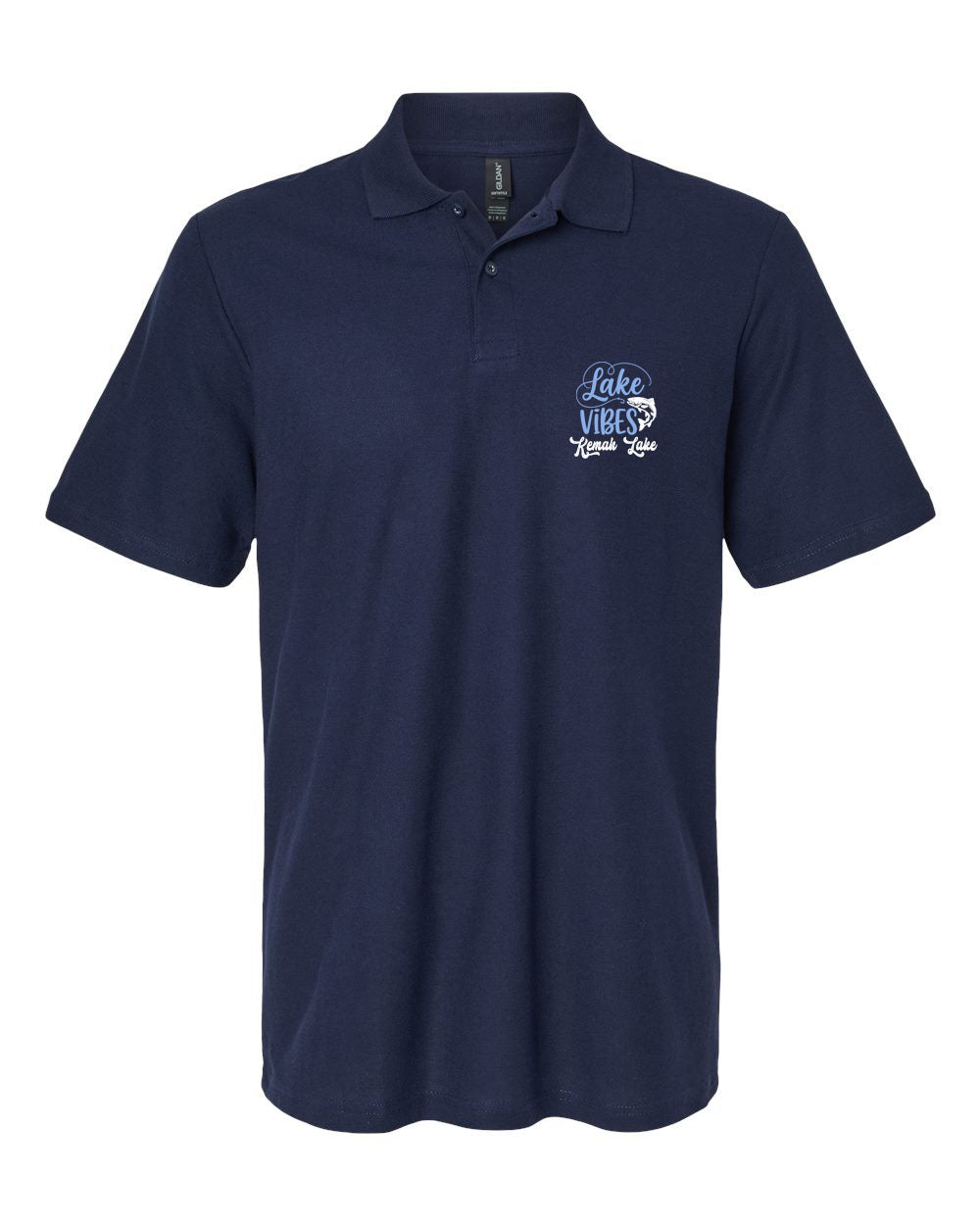 Kemah Lake Polo T-Shirt Design 3