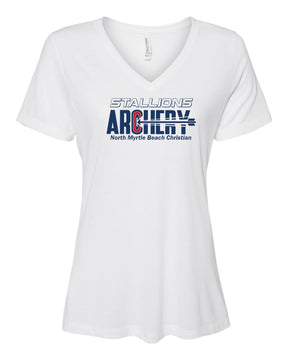 NMB Christian Archery V-neck T-Shirt Design 1