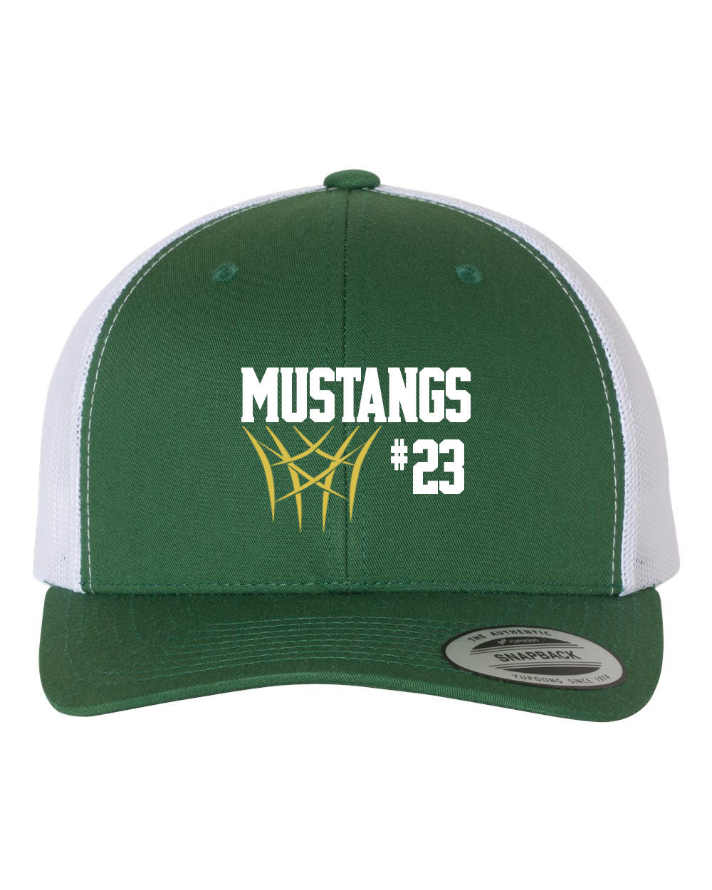 Green Hills Basketball Design 8 Trucker Hat