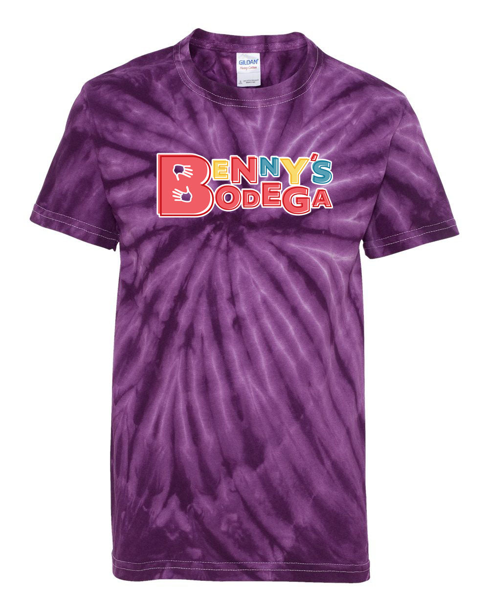 Benny's Bodega Tie Dye t-shirt Design 1