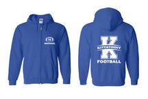 Kittatinny Football Design 12 Zip up Sweatshirt