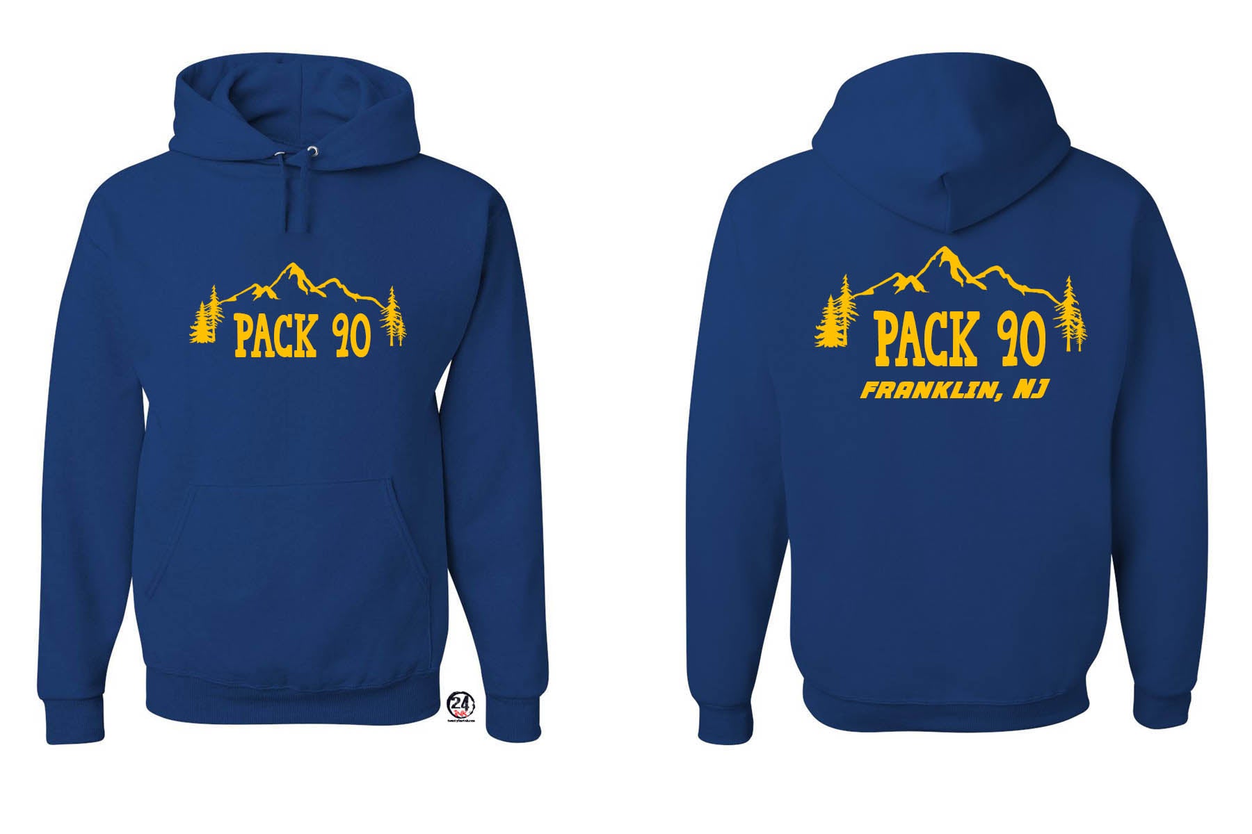 Cub Scout Pack 90 Design 1 Hooded Sweatshirt