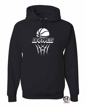 Braves Basketball Hooded Sweatshirt Design 1