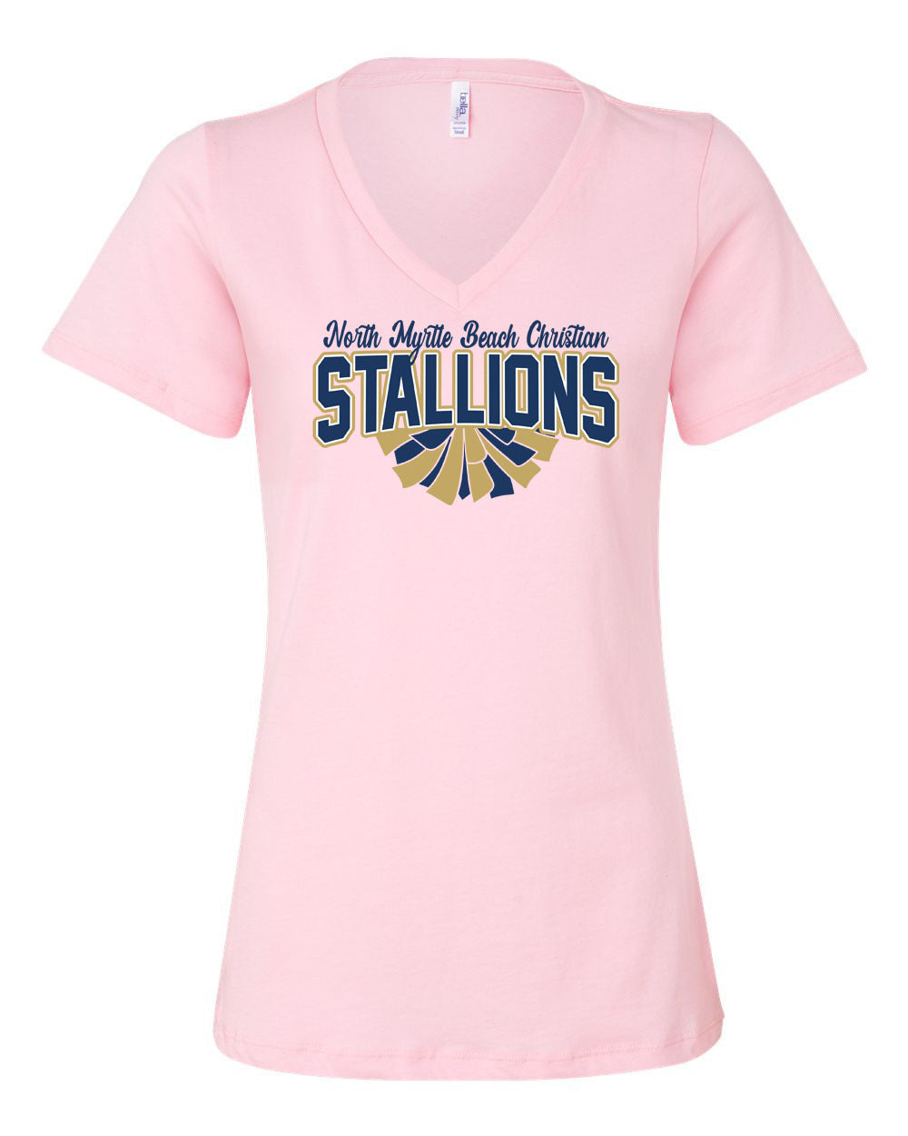 NMB Christian Cheer V-neck T-Shirt Design 1