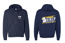 Vernon Marching Band design 4 Zip up Sweatshirt