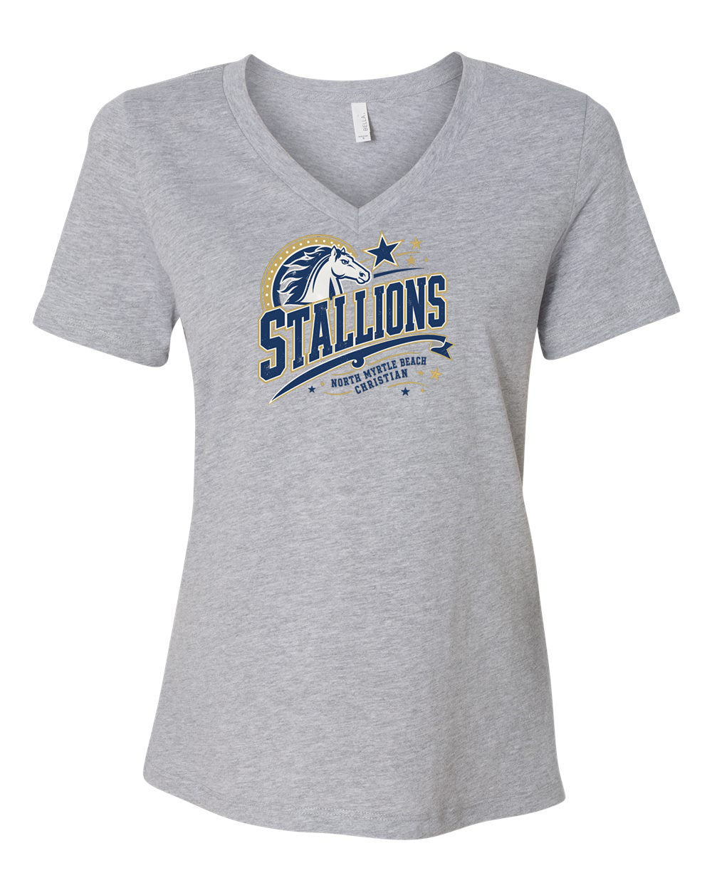 NMB Christian Spiritwear V-neck T-Shirt Design 2