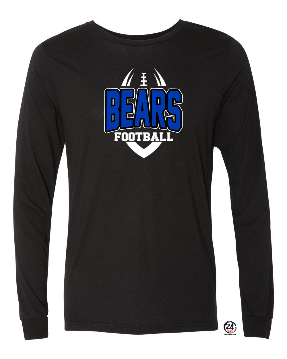 Bears Football Long Sleeve Shirt Design 1