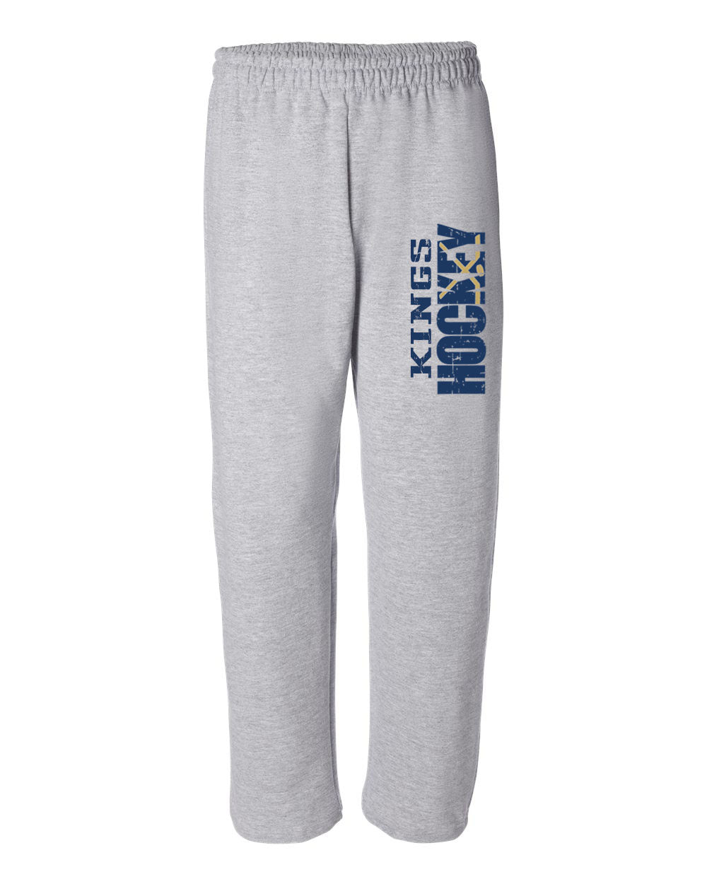 Kings Hockey Design 7 Open Bottom Sweatpants