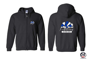 KHS Cheer design 2 Zip up Sweatshirt