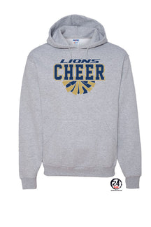 Lions Cheer Hooded Sweatshirt Design 1