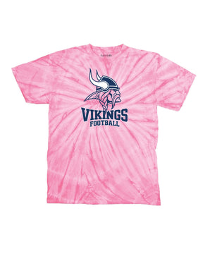 Vikings Football Design 5 Tie Dye t-shirt