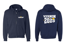 Vernon design 2 Zip up Sweatshirt
