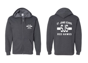 St. John's Design 2 Zip up Sweatshirt