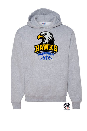 Hawks Basketball Hooded Sweatshirt Design 1