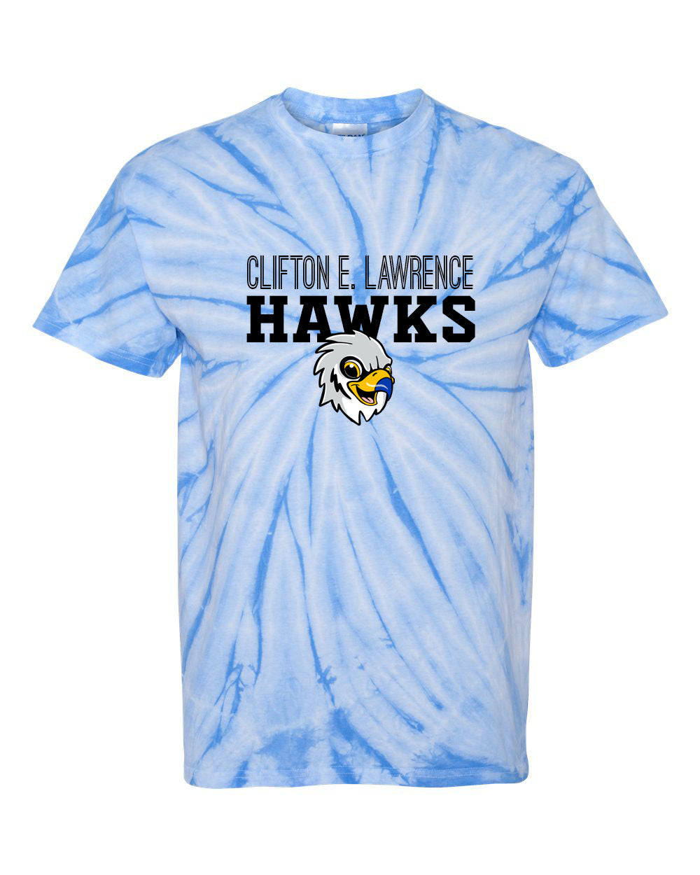 Clifton E. Lawrence Tie Dye t-shirt Design 1