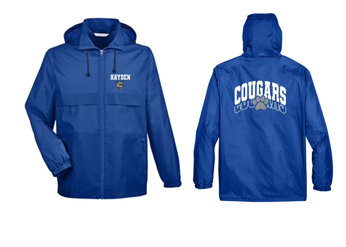 KRHS design 14 Zip up lightweight rain jacket