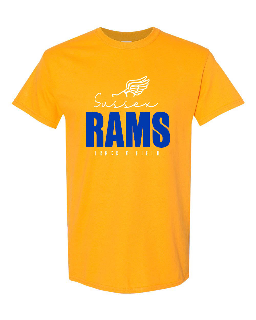 Sussex Rams Track Design 4 T-shirt