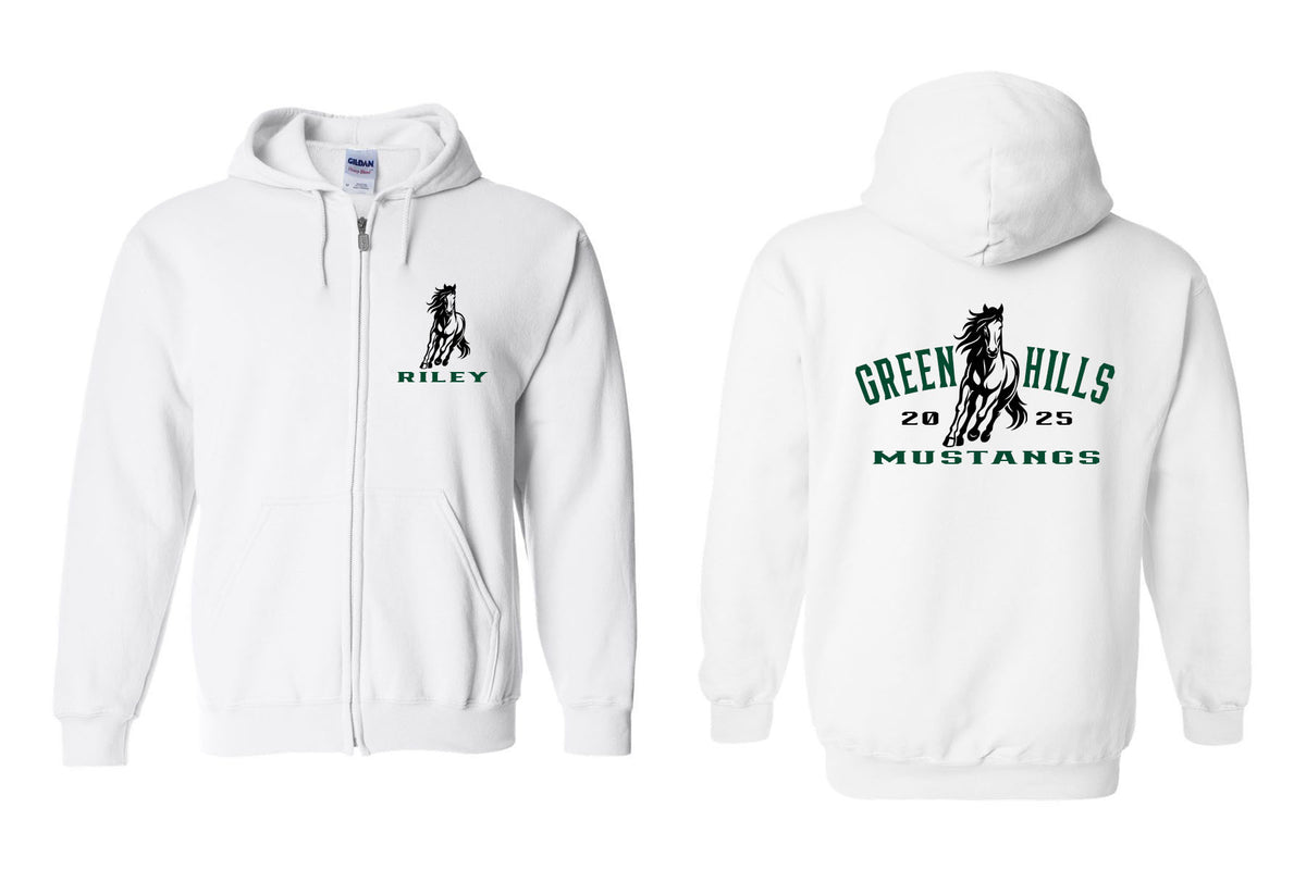 Green Hills Zip up Sweatshirt Design 20