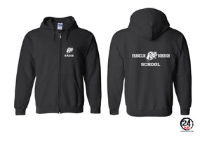 Franklin School design 3 Zip up Sweatshirt