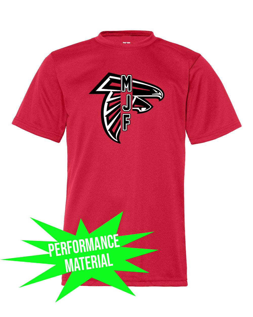 Falcons Football Performance Material T-Shirt Design 5