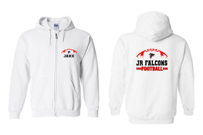 Falcons Football Zip up Sweatshirt Design 3
